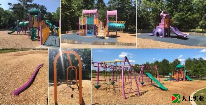 圖4 公園中的器械類游樂設施