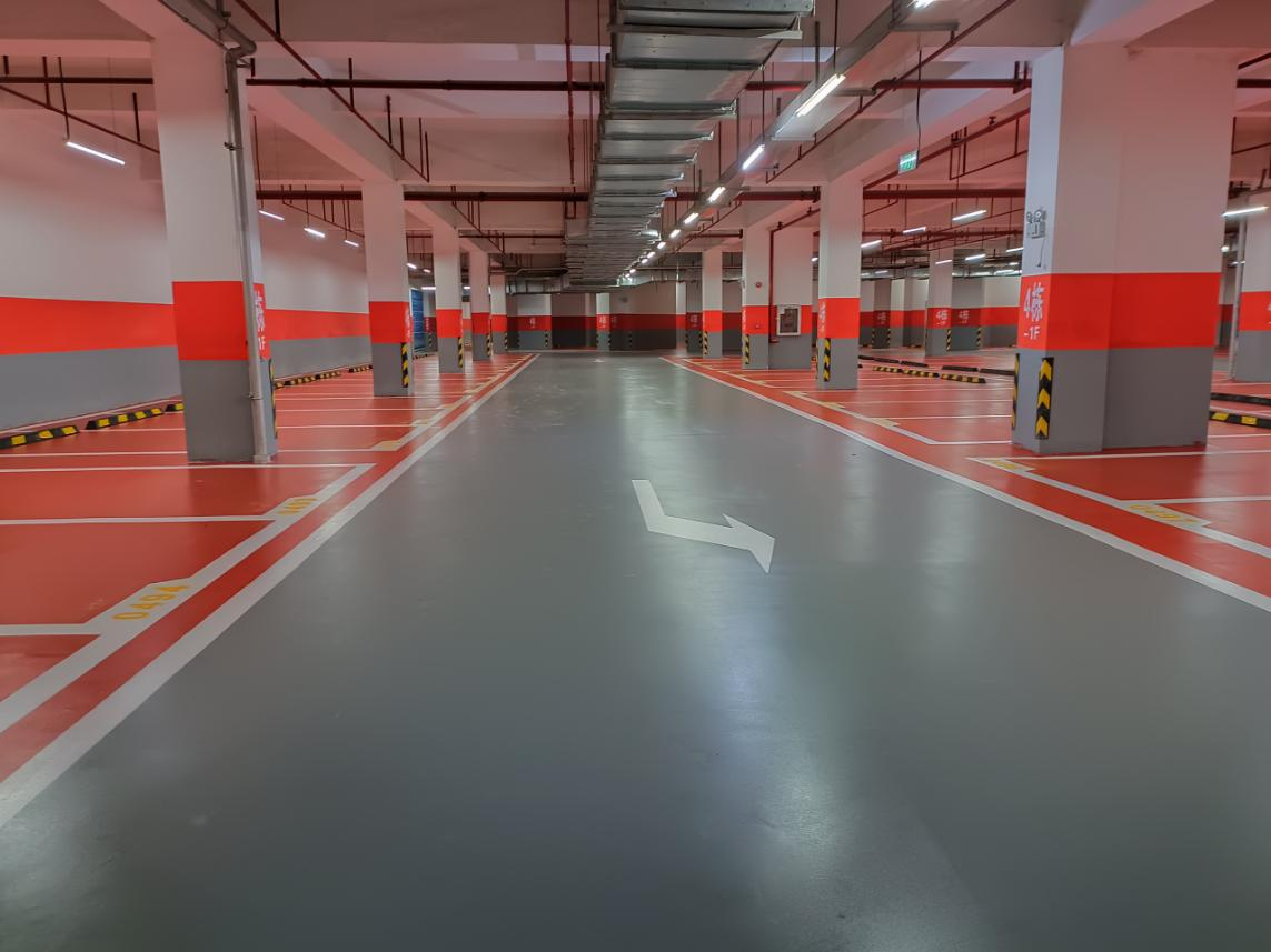 地下停車場(chǎng)車庫(kù)地坪成品