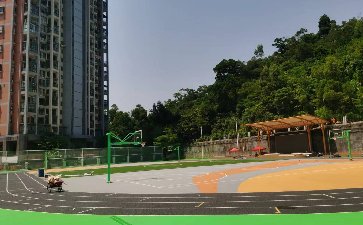 深圳市仙桐小學運動場施工