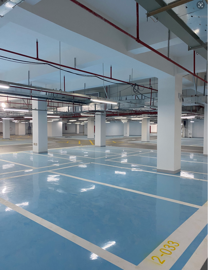 薯田蒲學校地下停車場地坪漆工程專業分包