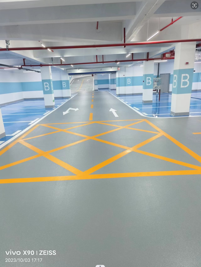 長沙市平吉上府地坪漆及交通設(shè)施工程